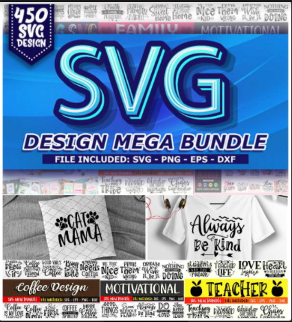 450 SVG Design Mega Bundle